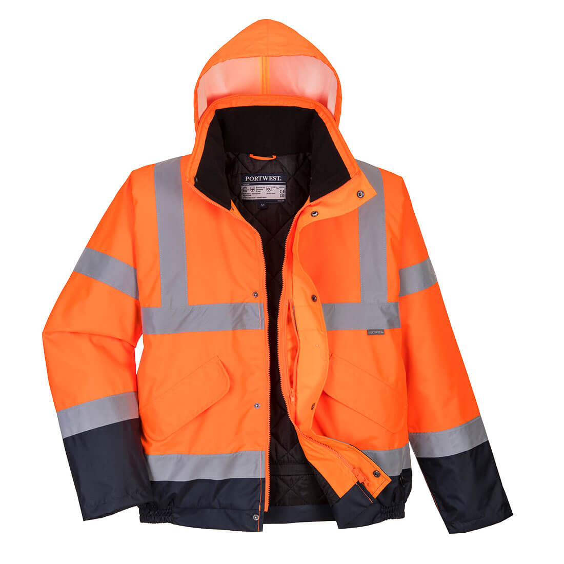 Bunda reflexní do pasu Portwest S266 Hi-Vis bomber oranžová